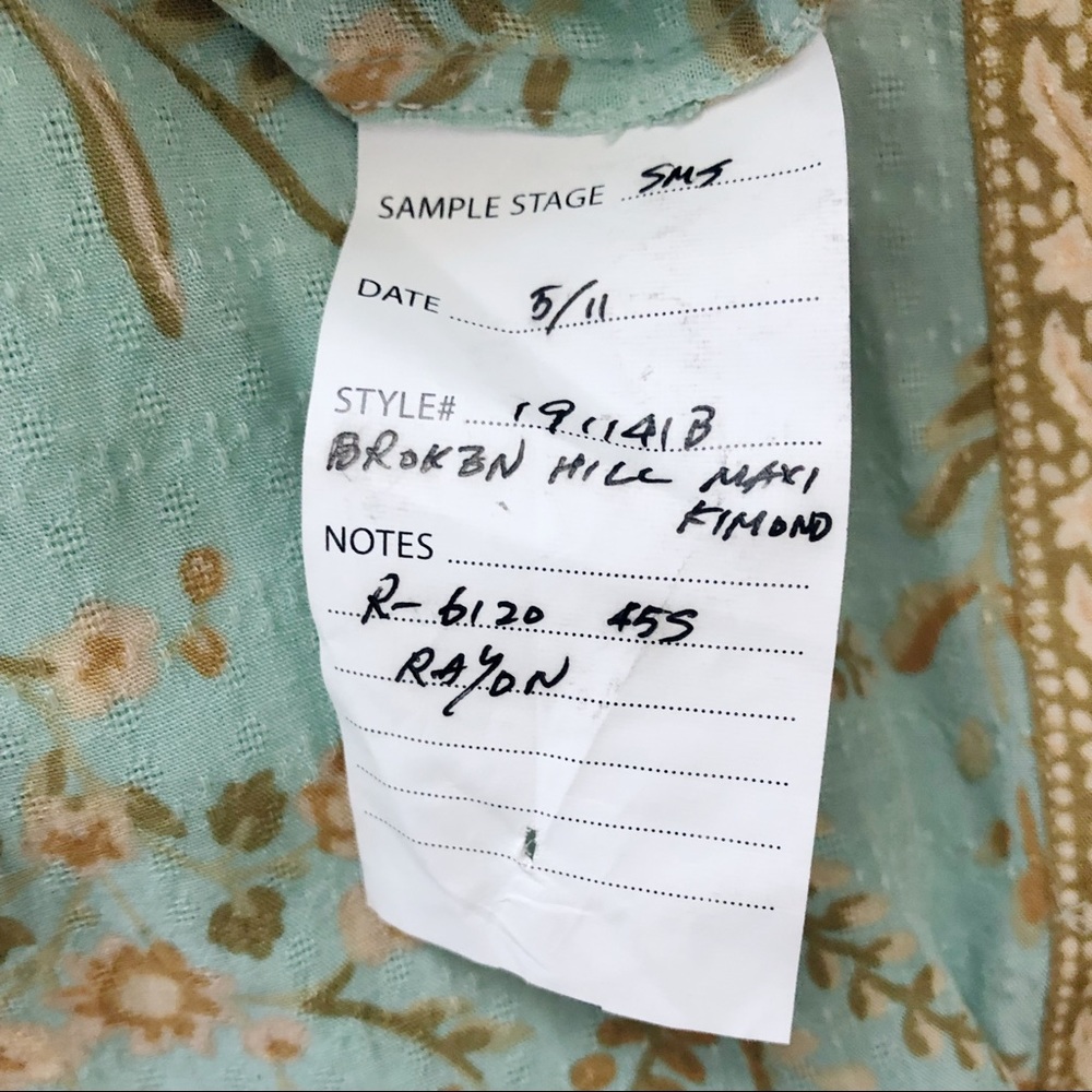 Spell & The Gypsy Maisie (Sample) Maxi Robe Kimono One Size - Picture 13 of 15
